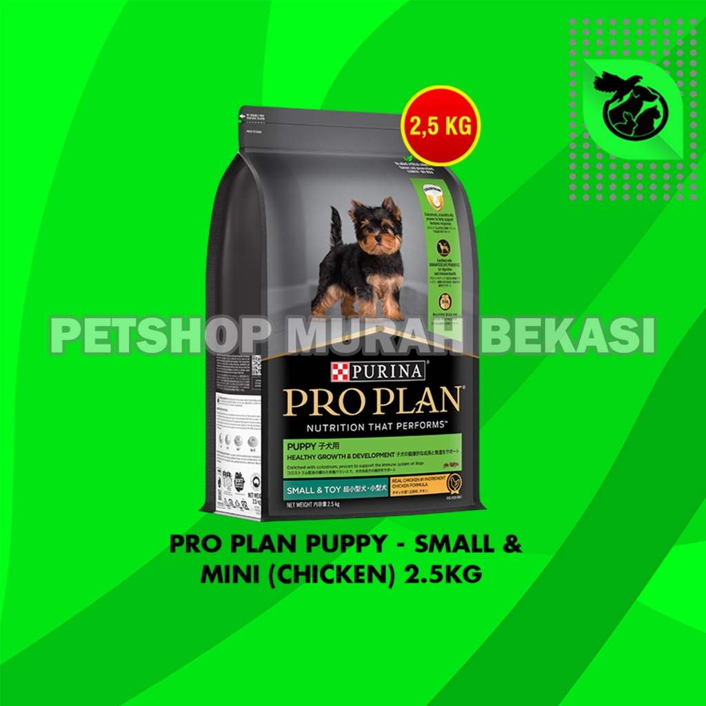 Makanan Anjing ProPlan Small & Mini Puppy 2.5kg Dog Food Pro Plan