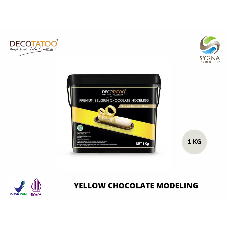 

Decotatoo Chocolate Modeling - Yellow Chocolate Modeling