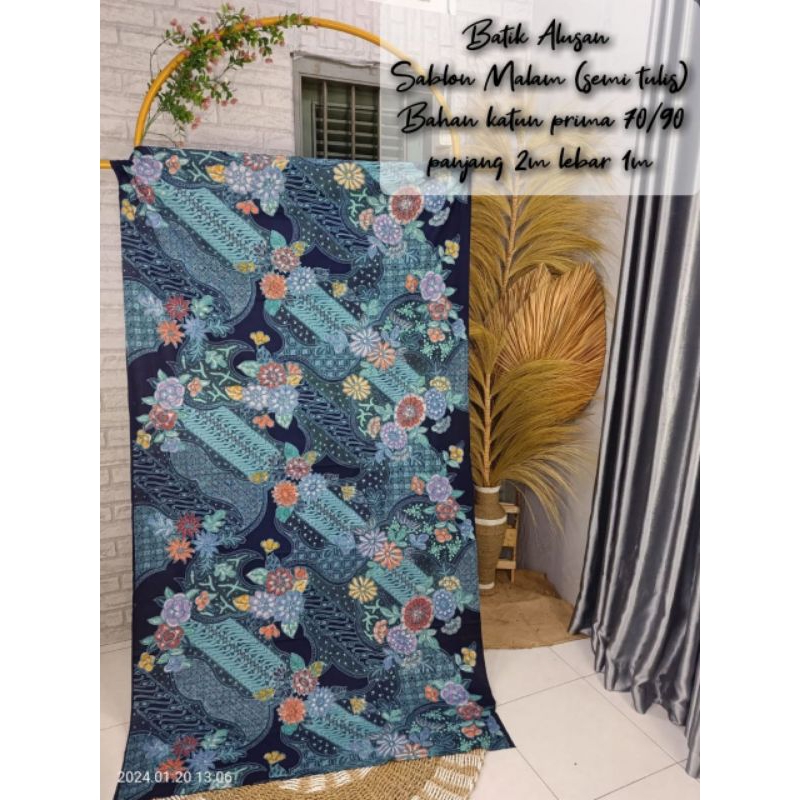 KAIN BATIK CANTING/ALUSAN/KAIN BATIK PEKALONGAN/ KAIN KEMEJA/KEMEJA BATIK/KAIN BATIK PREMIUM TEBAL H