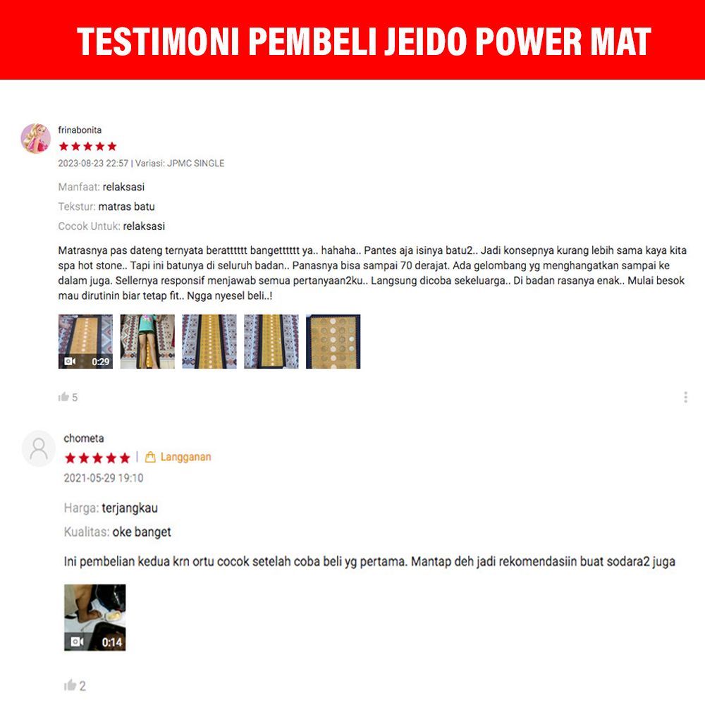 Matras Kesehatan Jeido Power Mat Compact-1