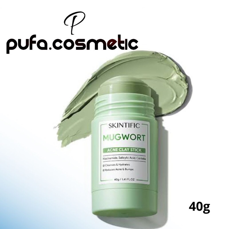 Skintific Masker Mugwort Clay Stik dan Alaska Volcano