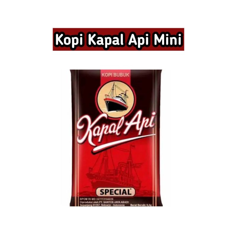 Kopi Kapal Api mini renceng