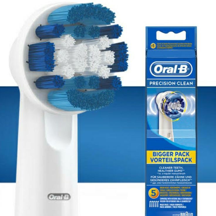 Oral B precision clean toothbrush head precision clean head refill oral B Harga untuk 1 pieces