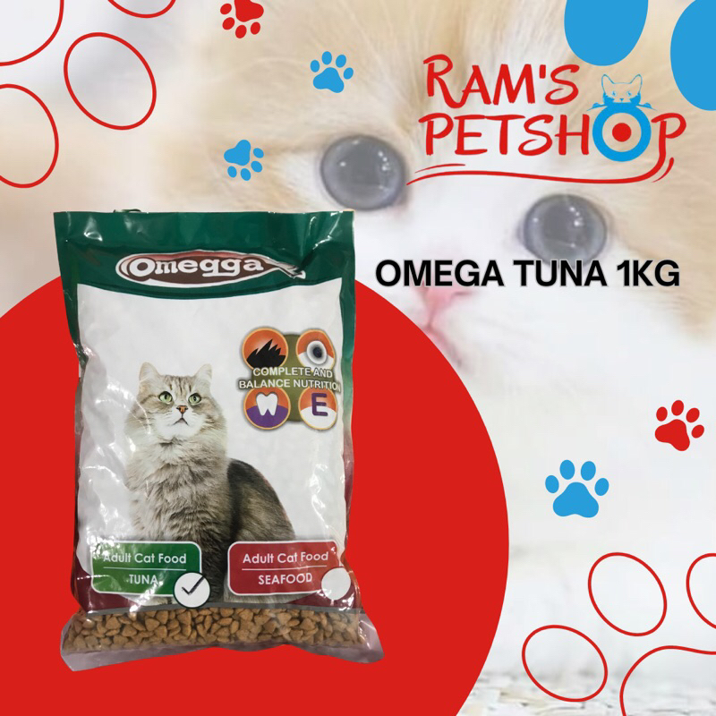 OMEGA TUNA 1KG /MAKANAN KUCING OMEGA/MAKANAN KUCING MURAH