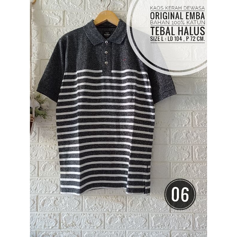 Emba Kaos kerah Dewasa Original