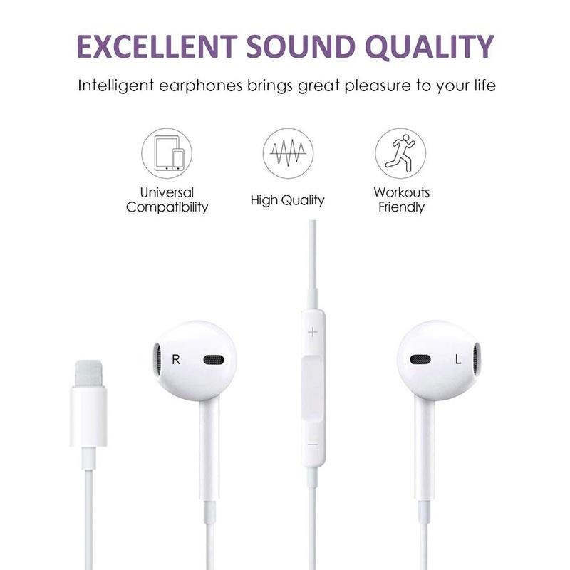 EARPHONE HANDSFREE KABEL LIGHTNING iP Connect Bluetooth