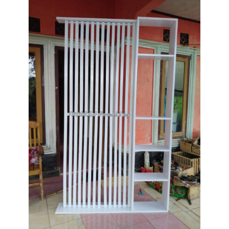 Penyekat Partisi Ruangan Minimalis  Putih Murah Berkualitas