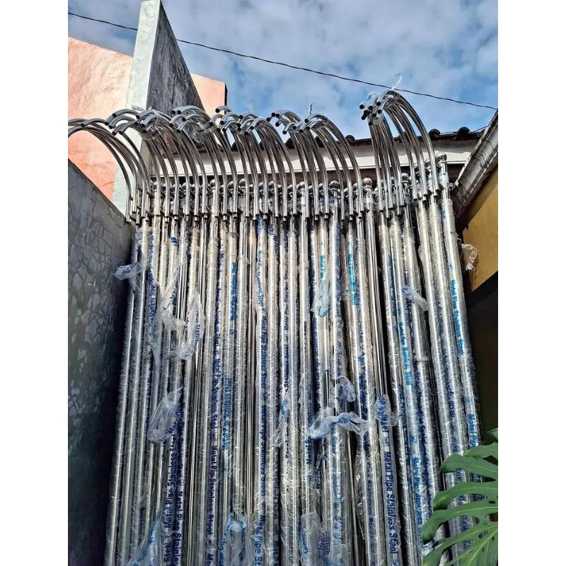 TIANG LAMPU JALAN STAINLESS / TIANG LAMPU JALAN 3 METER FULLSET