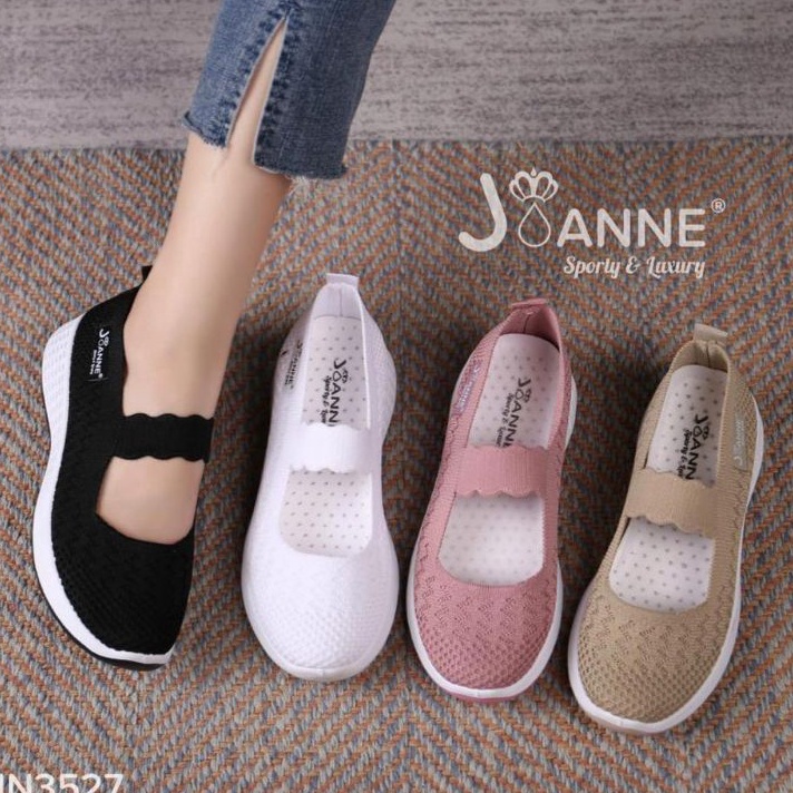 Terlaris JOANNE Flyknit Flats Shoes Wanita JN3527