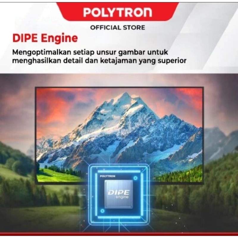 POLYTRON SMART CINEMAX SOUNDBAR LED TV 43" PLD43BG9058