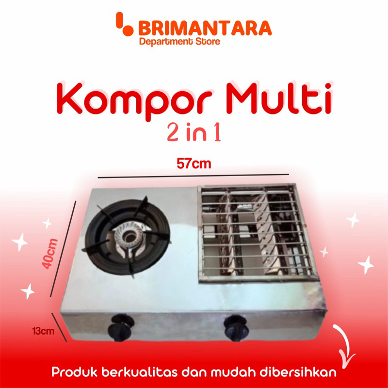 Kompor gas panggangan || kompor gas 2 in 1 || kompor gas bakaran