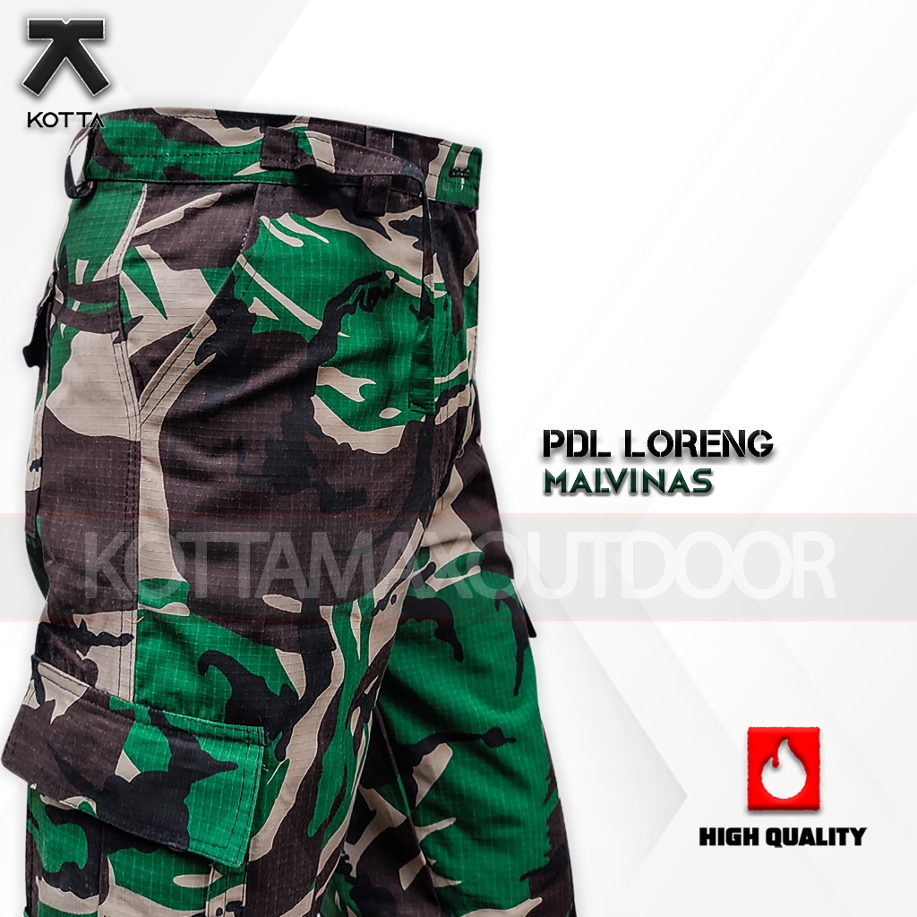 CELANA PANJANG PDL CARGO LORENG TNI MALVINAS ARMY
