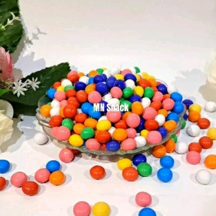 

Biskuit Bulat Mini Warna-Warni Bola-Bola Biskuit Warna 500 Gram