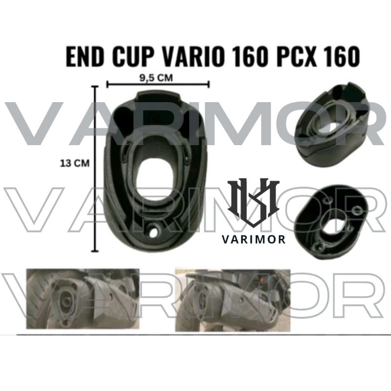 END MUFFLER/CORONG KNALPOT PCX 160/VARIO 160