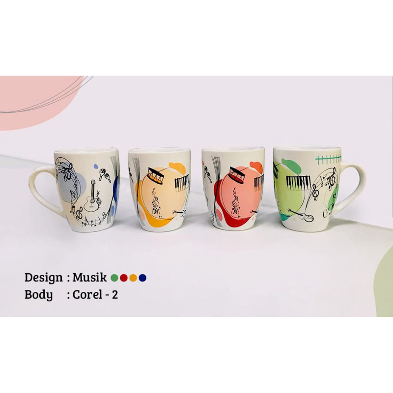 gelas papa mama set isi 2pcs