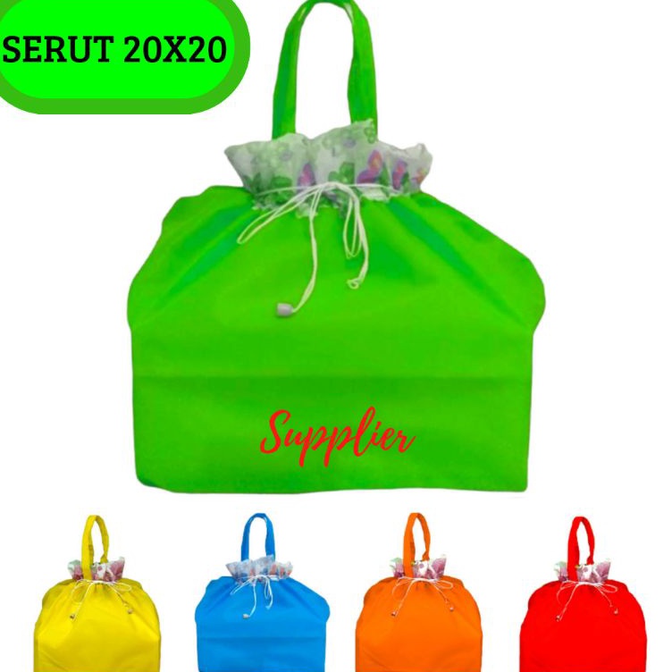 

Praktis tas serut polos hajatan 2x2 kotaknasikotak box isi12pcs