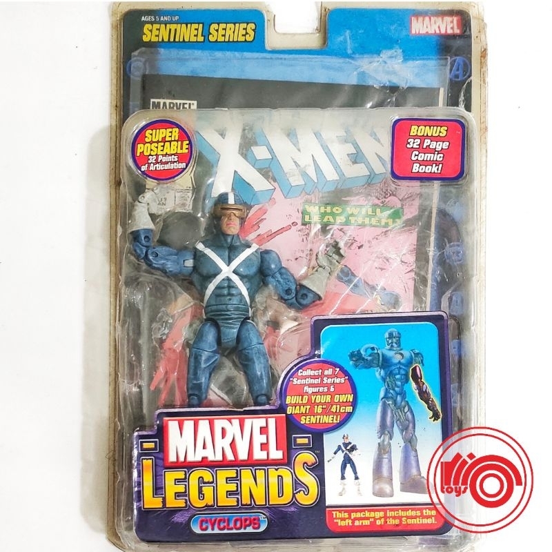 Marvel Legends Toybiz Cyclops Varian Blue White