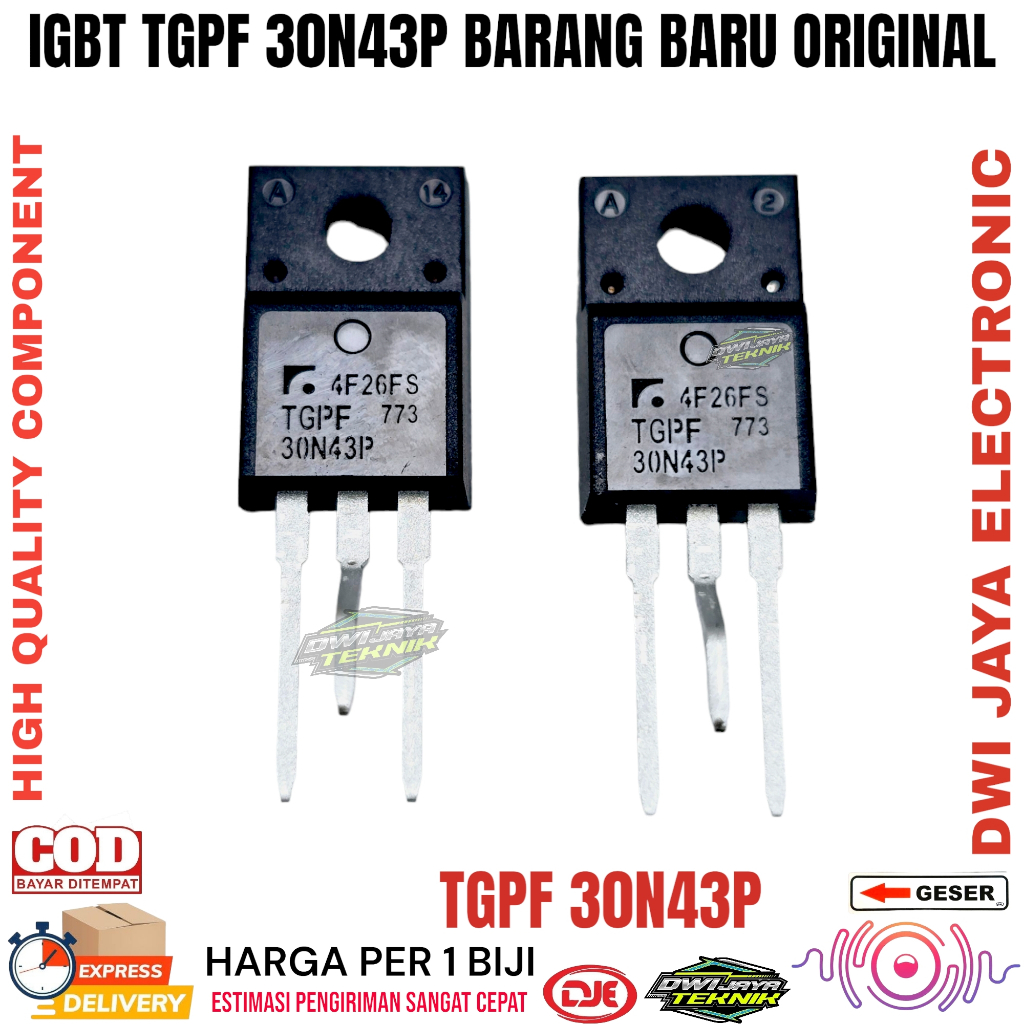 IGBT TGPF30N43P TGPF30N43 TGPF 30N43 TO-220F