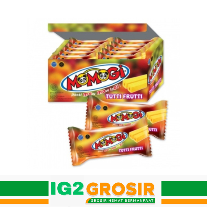 

Momogi Tutti Frutti ( 1 Box Isi 20 pcs )