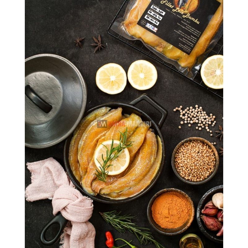 

lele fillet boneless bumbu kuning / tanpa duri