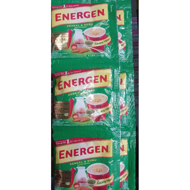 

Energen kacang hijau 1 renceng isi 10 pcs