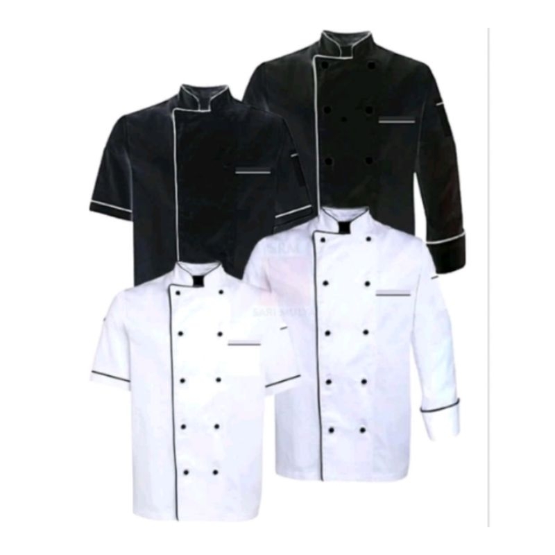 Baju Koki / Chef Jacket Super Jumbo Bahan Drill LD 140