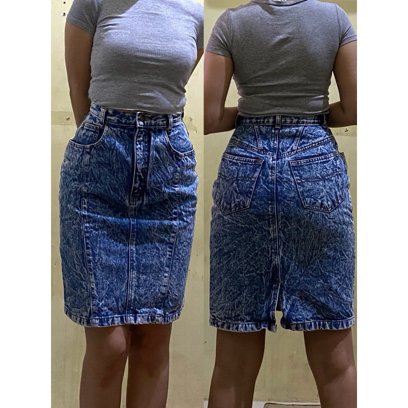 rok span jeans prelove bekas second