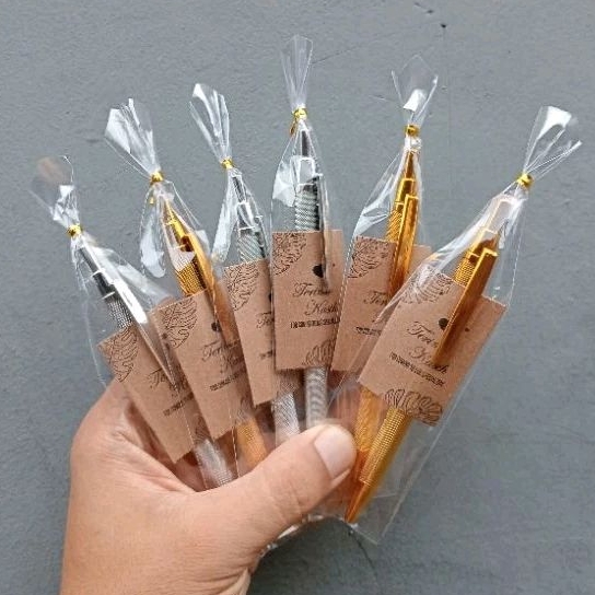 

Pulpen Souvenir Isi 100 Kemas Plastik Free Kartu Ucapan
