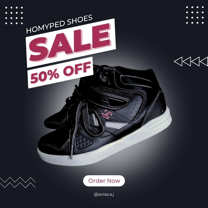 Sepatu Sekolah Stylish Homyped PRELOVED
