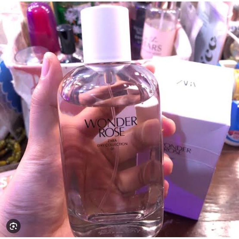parfum zara wonder rose for 180ml (original reject no box eropa)wanita
