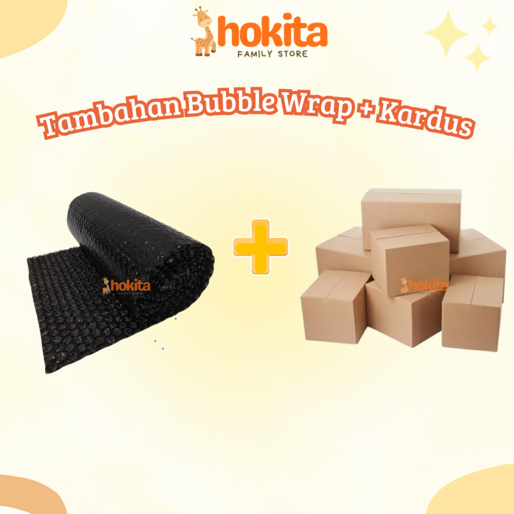 

TAMBAHAN PACKING BUBBLE WRAP DAN KARDUS