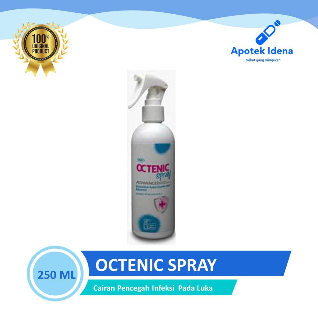 OCTENIC SPRAY 250 ML Pembersih Luka Spray / Cairan Pencegah Infeksi Pada Luka