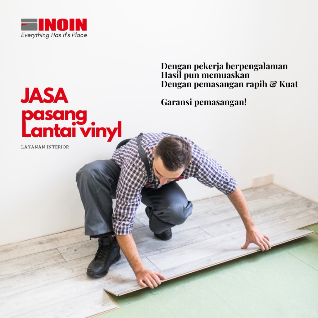 JASA PASANG LANTAI VINYL SPC / CLICK / PLANK