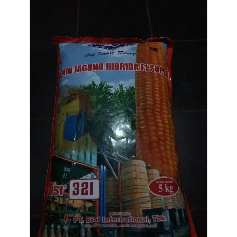 Benih jagung bisi 321 kemasan 5kg