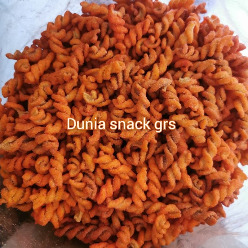 

Makaroni Spiral 250gr Varian Pedas Balado Sapi Panggang Jagung Manis / Makroni spiral / Macaroni ulir