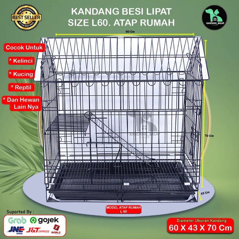 kandang kucing murah / kandang kucing lipat