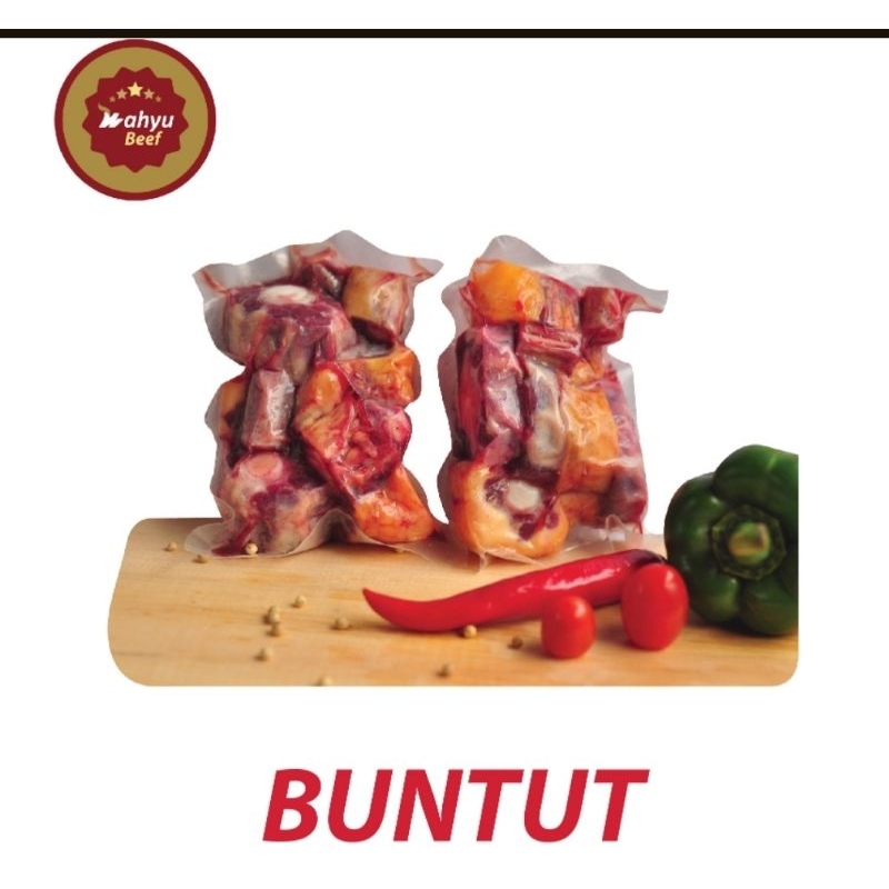 

wahyu beef organic buntut reguler 250 gr/daging sapi organik grass fed buntut reguler wahyu beef 250 gr