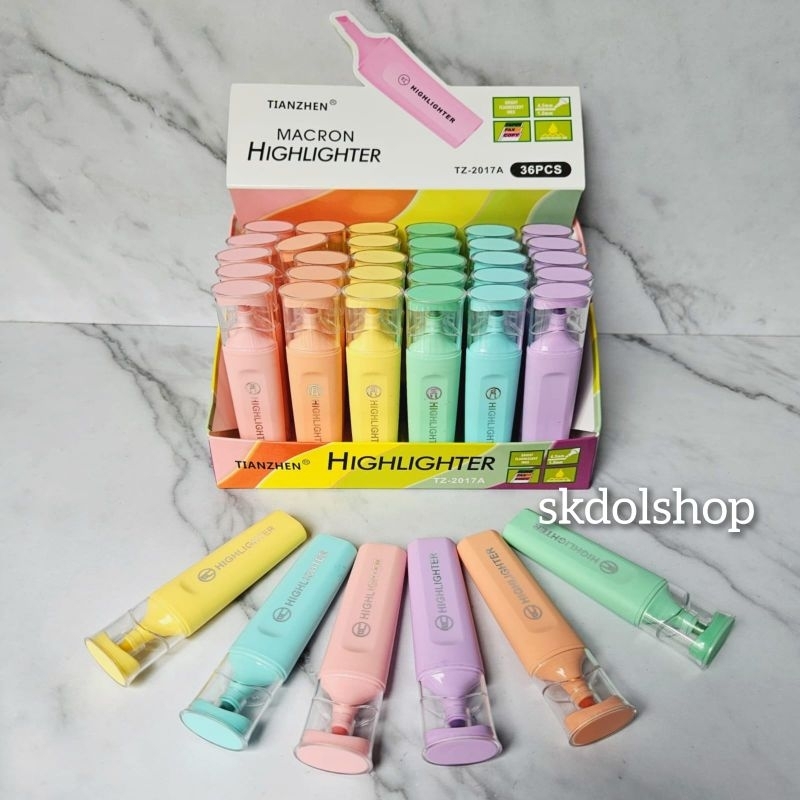 

Highlighter pastel texliner stabilo warna pastel per 1 pcs