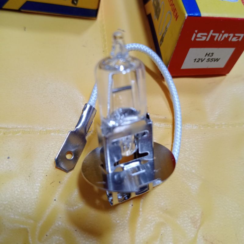 BOHLAM LAMPU ENGKEL HELOGIN LAMPU BECAK 12V55w ishima