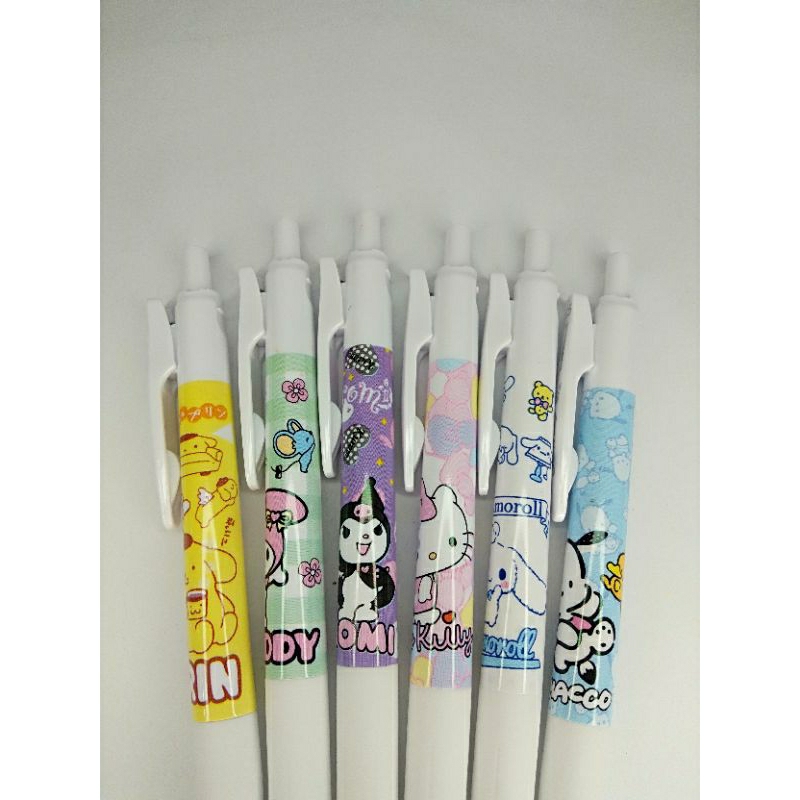 

bolpen gel sanrio/bolpen sanrio (paket isi 3pcs)