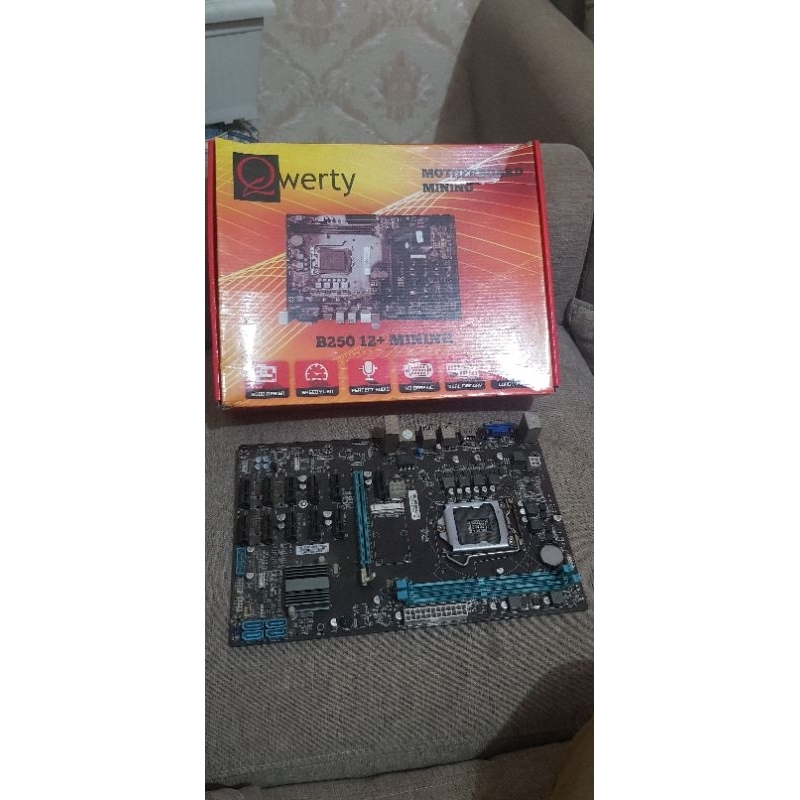 Motherboard qwerty b250 12+ mobo mining