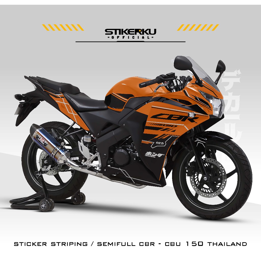 STRIPPING CBR CBU 150 THAILAND / MOTIF 7 / MODIF CB150R CBU / VARIASI CBR150 / SVMPROJECT