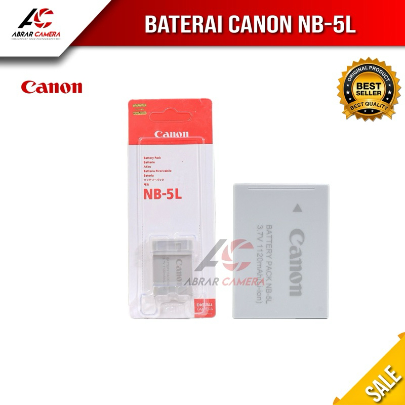 Baterai Canon NB-5L for Kamera DIGITAL IXUS 800 IS 850 IS 900 TI 90 860 950 960 970 POWERSHOT SD700 