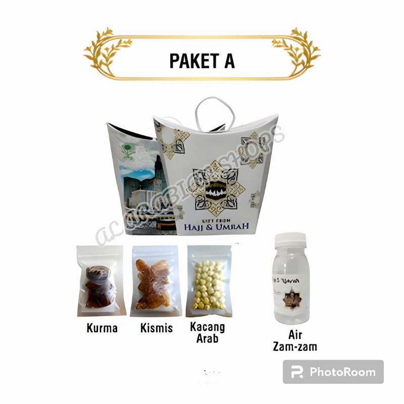 

Paket oleh oleh Haji dan umroh paket Biasa dus tali