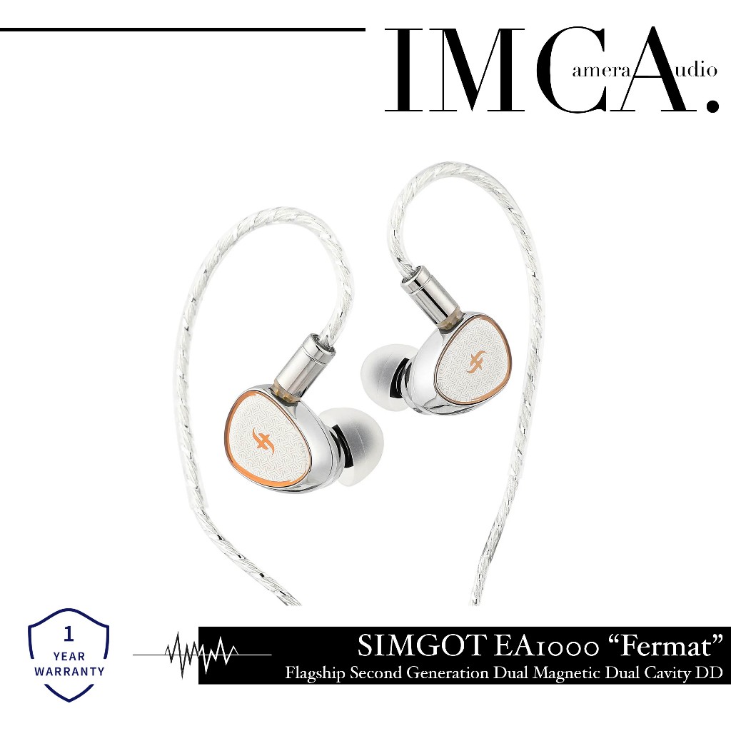 SIMGOT EA1000 FERMAT 1DD+1PR Flagship Second Generation In Ear IEM