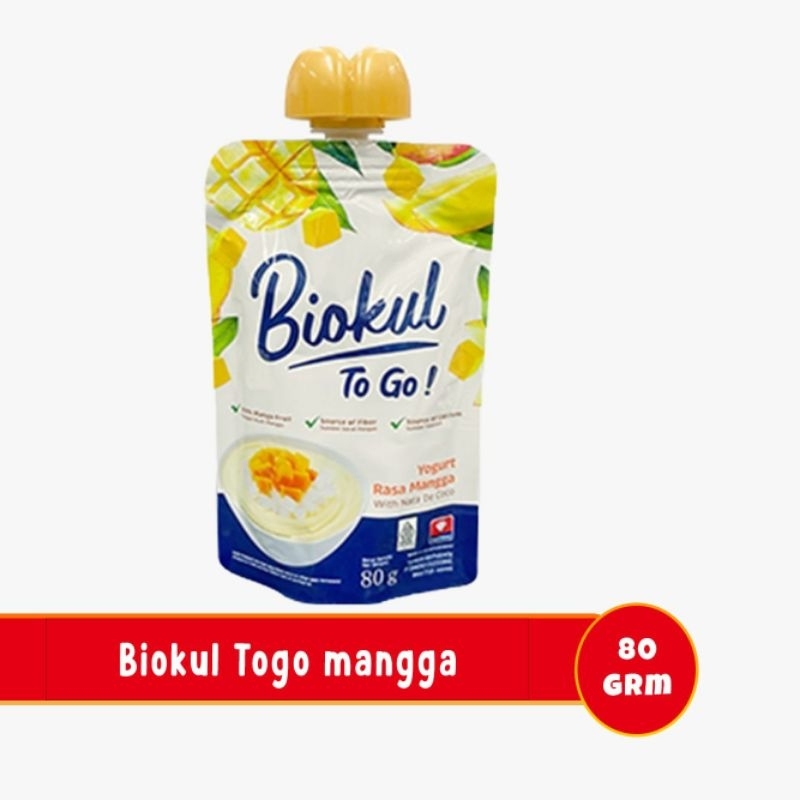 

Yogurt Biokul To Go Mangga 80gr