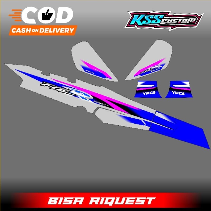 striping fizr variasi custom - striping fizr full clutch striping fizr sporty striping f1zr variasi