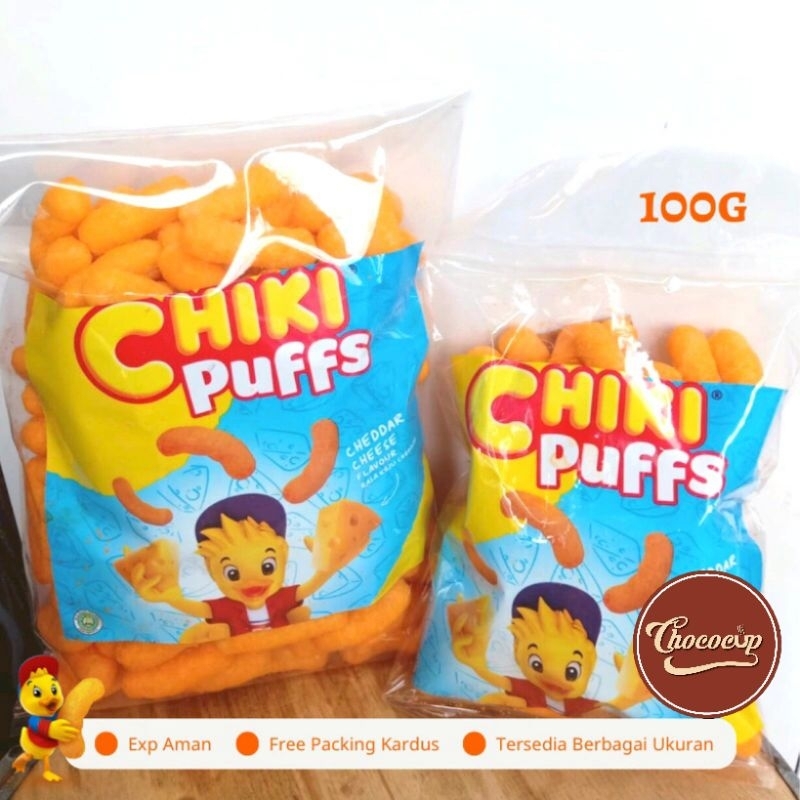 

CHIKI PUFF KEJU 100G II PUSAT GROSIR SNACK DAN COKLAT KILOAN ORIGINAL II JABODETABEK -