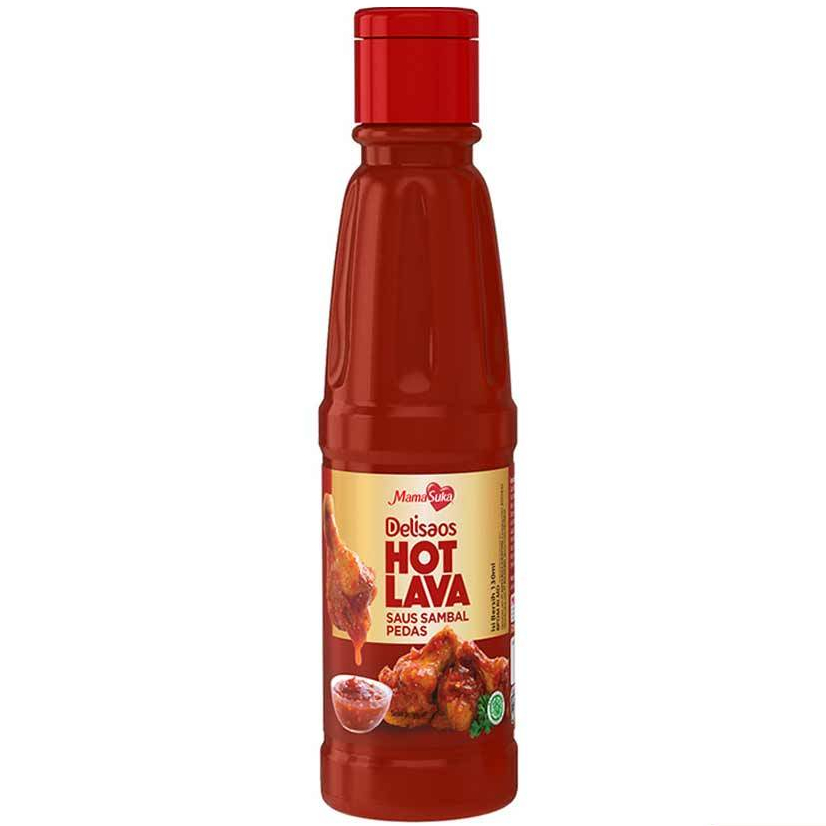 

MAMASUKA Saus Sambal Delisaos Hot Lava 130mL
