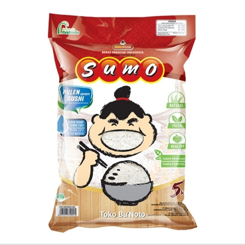 

Beras Sumo merah 5kg